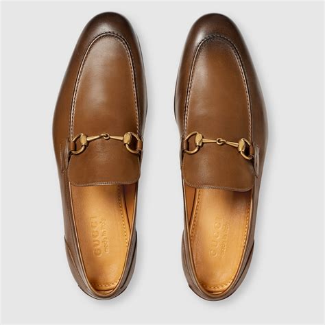 gucci jordaan loafer brown|gucci loafers brown women.